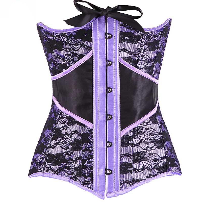 Corset underbust pour affiner la taille bustier dentelle floral M