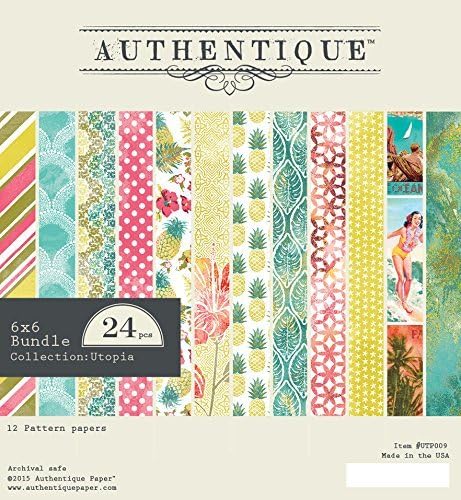 Authentique Utopia 6x6 Scrapbook Paper Pad