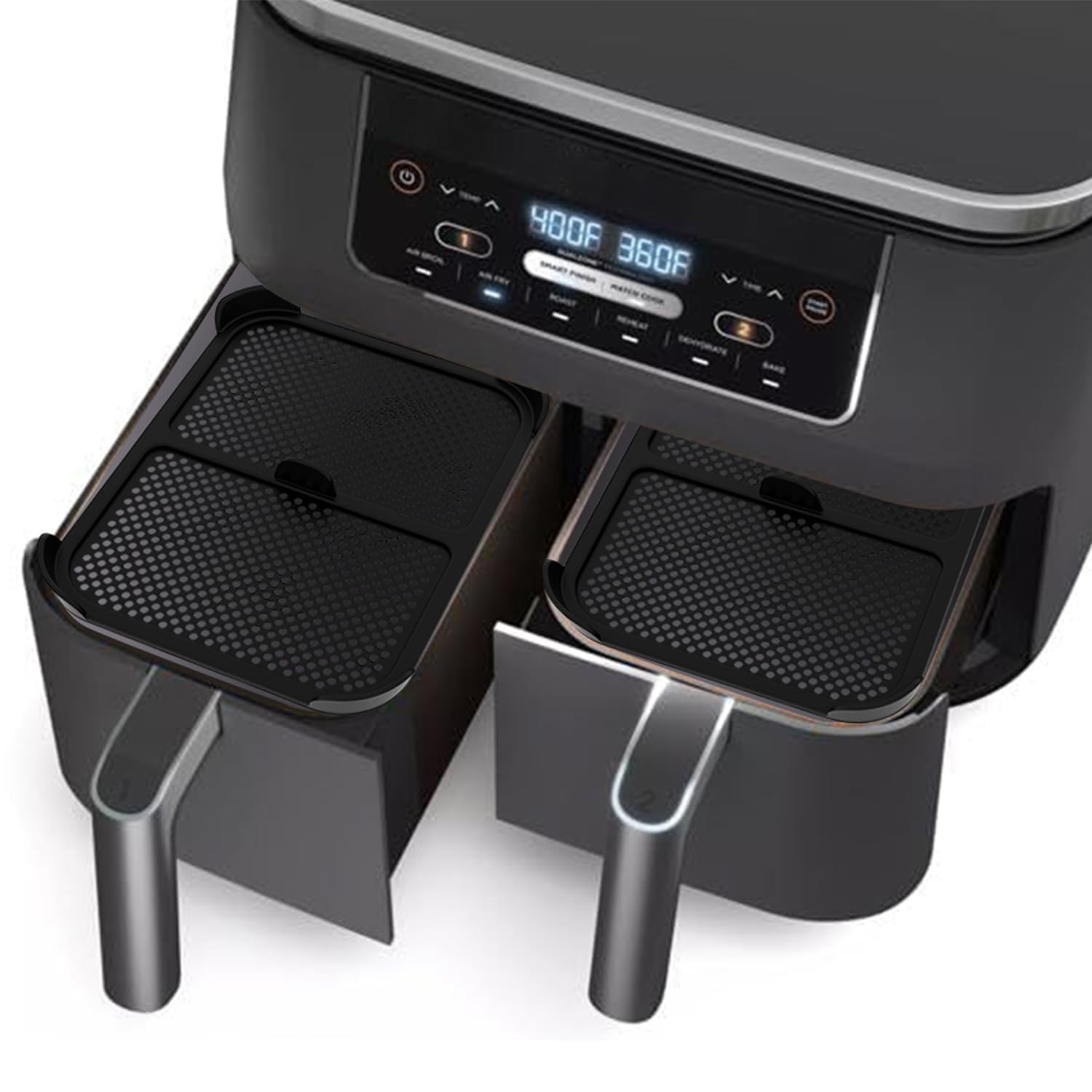 KUIRUNRX Silikon Spritzschutz Für Heißluftfritteuse - 2er Set Kompatibel Mit AF300EU