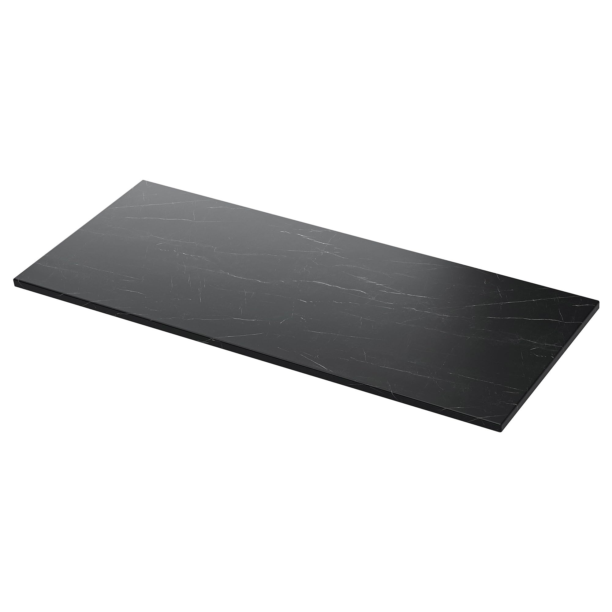 Plan de travail effet marbre noir luxe ProTuning TOLKEN 122 cm