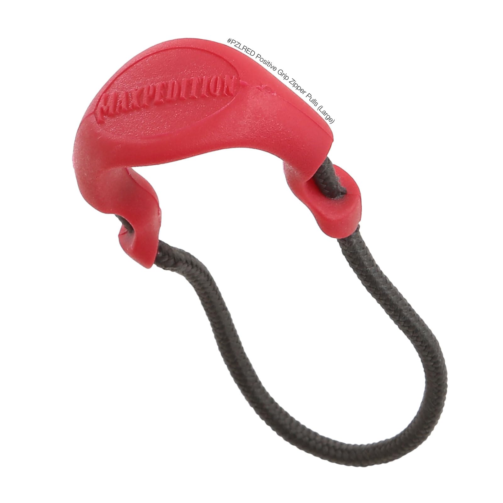 MAXPEDITION Positive Grip Zipper Pulls (Large, EMS Red) Pack of 6, Zipper Pull Replacement for Emergency Medical Backpacks, First Aid Kits, Tourniquet Pouches, PZLRED