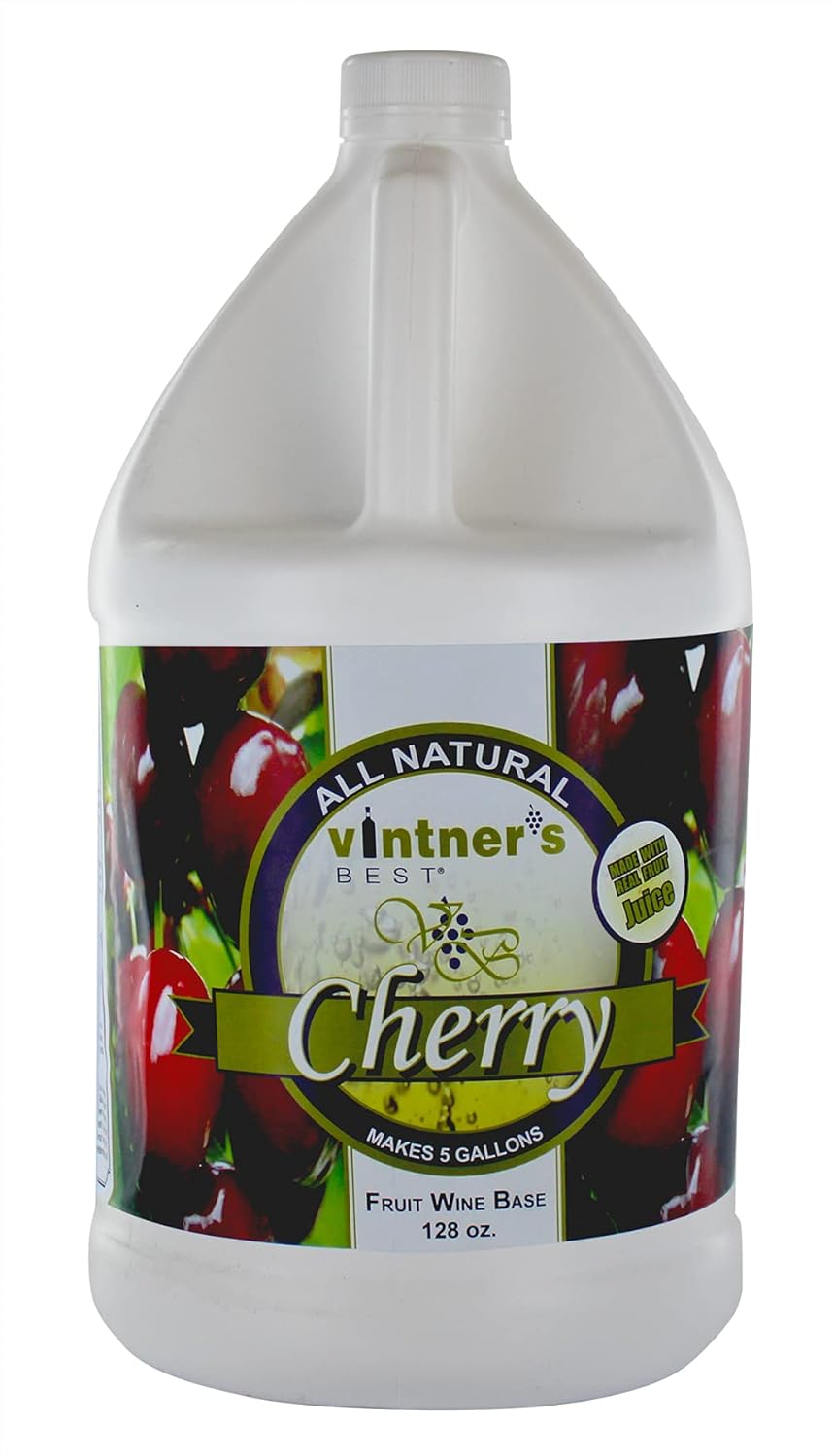 Complete Fruit Wine Base Kit-Cherry 128oz, EC-1118, Potassium Sorbate, Campden Tablets