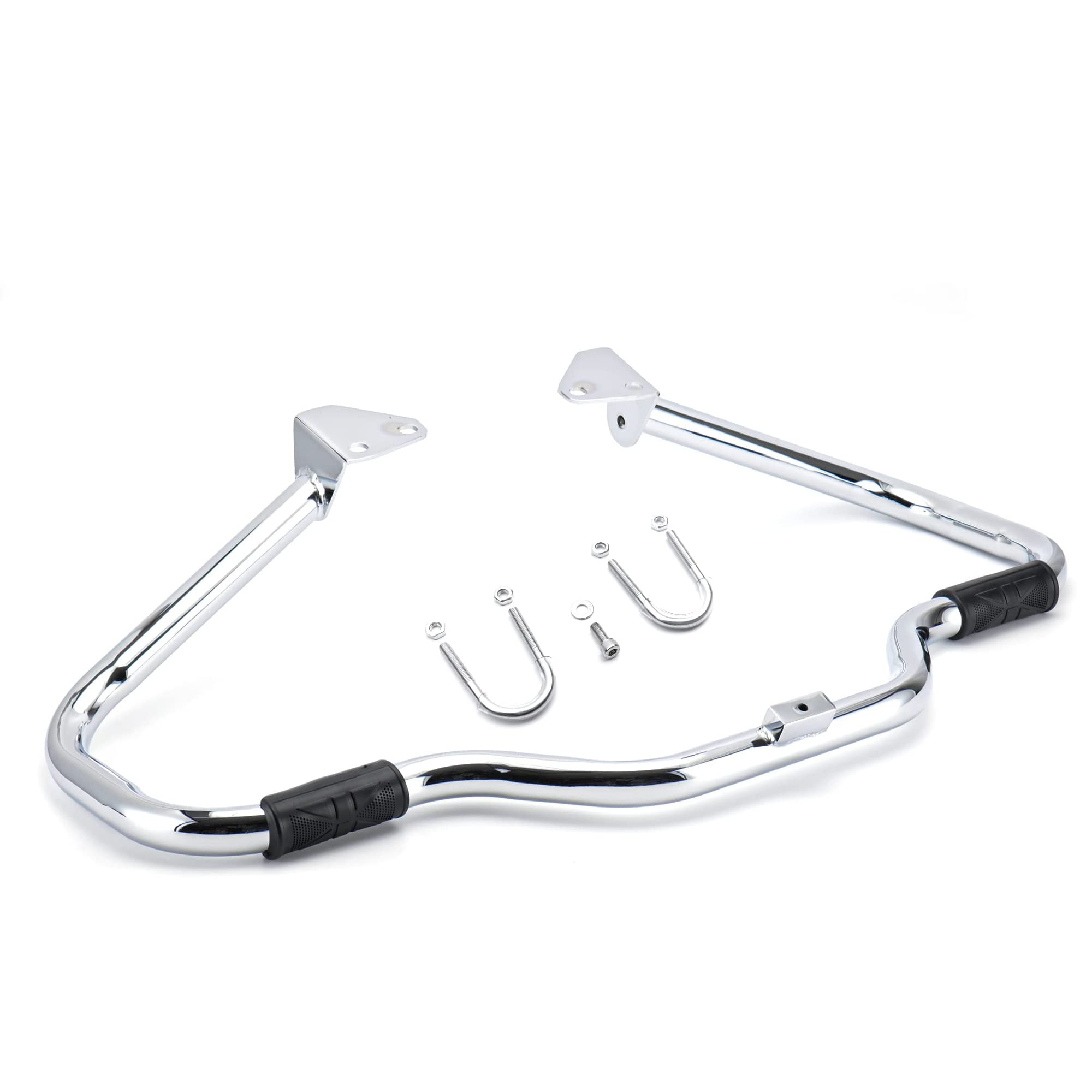 Photo 1 of MoKitDora Dyna Engine Guard Highway Rail Mustache Crash Bar 1.25" Fat for Harley Dyna Street Bob FXDB Fat Bob FXDF Low Rider FXDL Wide Glide FXDWG FXDC 2006-2017, Chrome