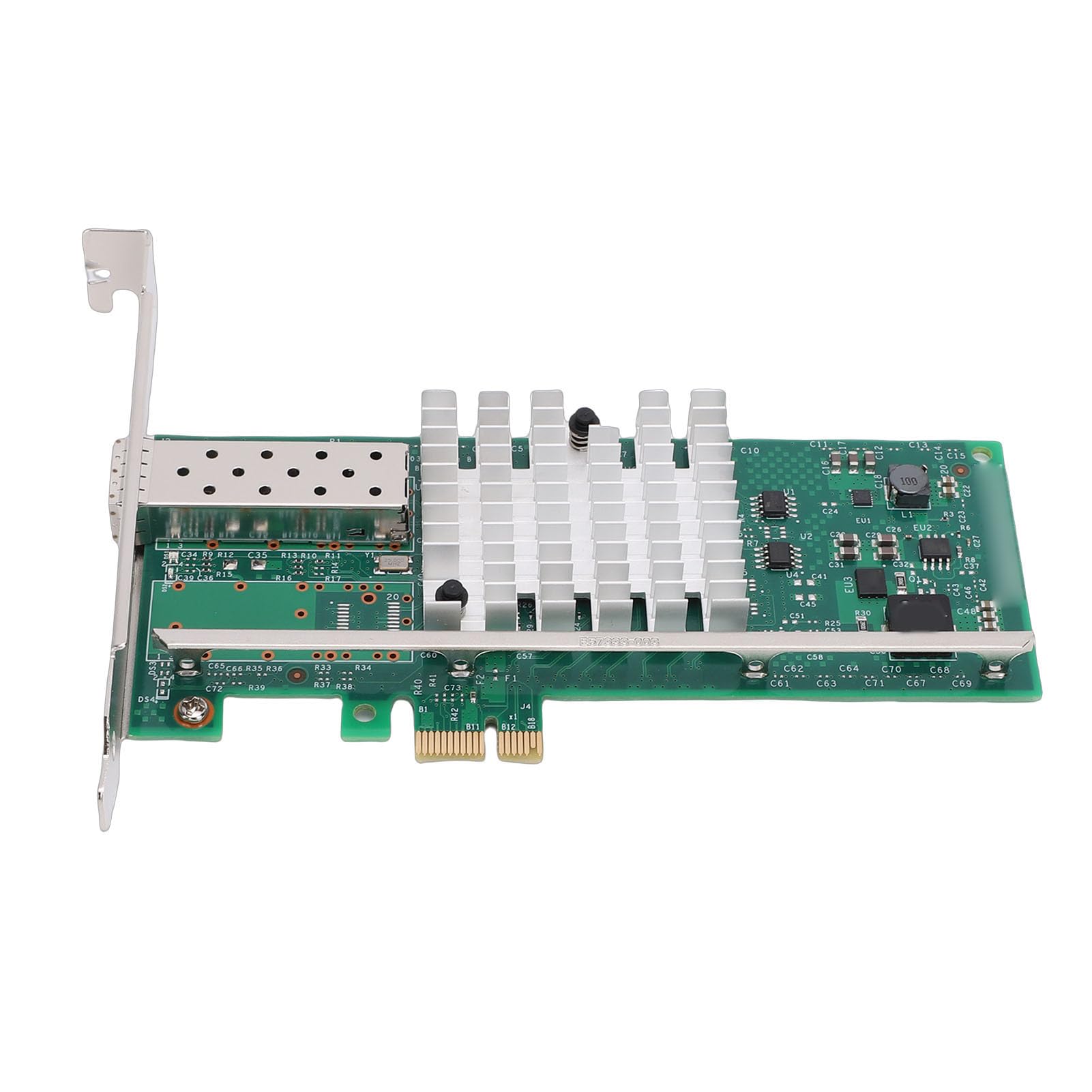 VBESTLIFE Scheda di Rete PCIE X1 10G con Porta SFP+, Adattatore di Rete in Fibra Ethernet Che Supporta Chip 82599EN