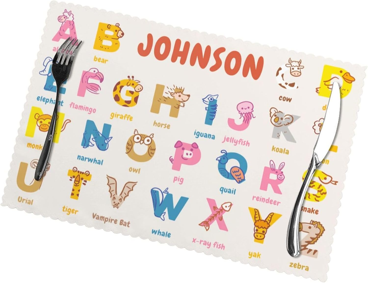 120PCS Custom Placemats for Dining Table Personalized Place Mats Design Your Own Photo Text Logo Table Mats Heat-Resistant Non-Slip Washable Placemats for Restaurant Kitchen Dining Room 12" X 18"