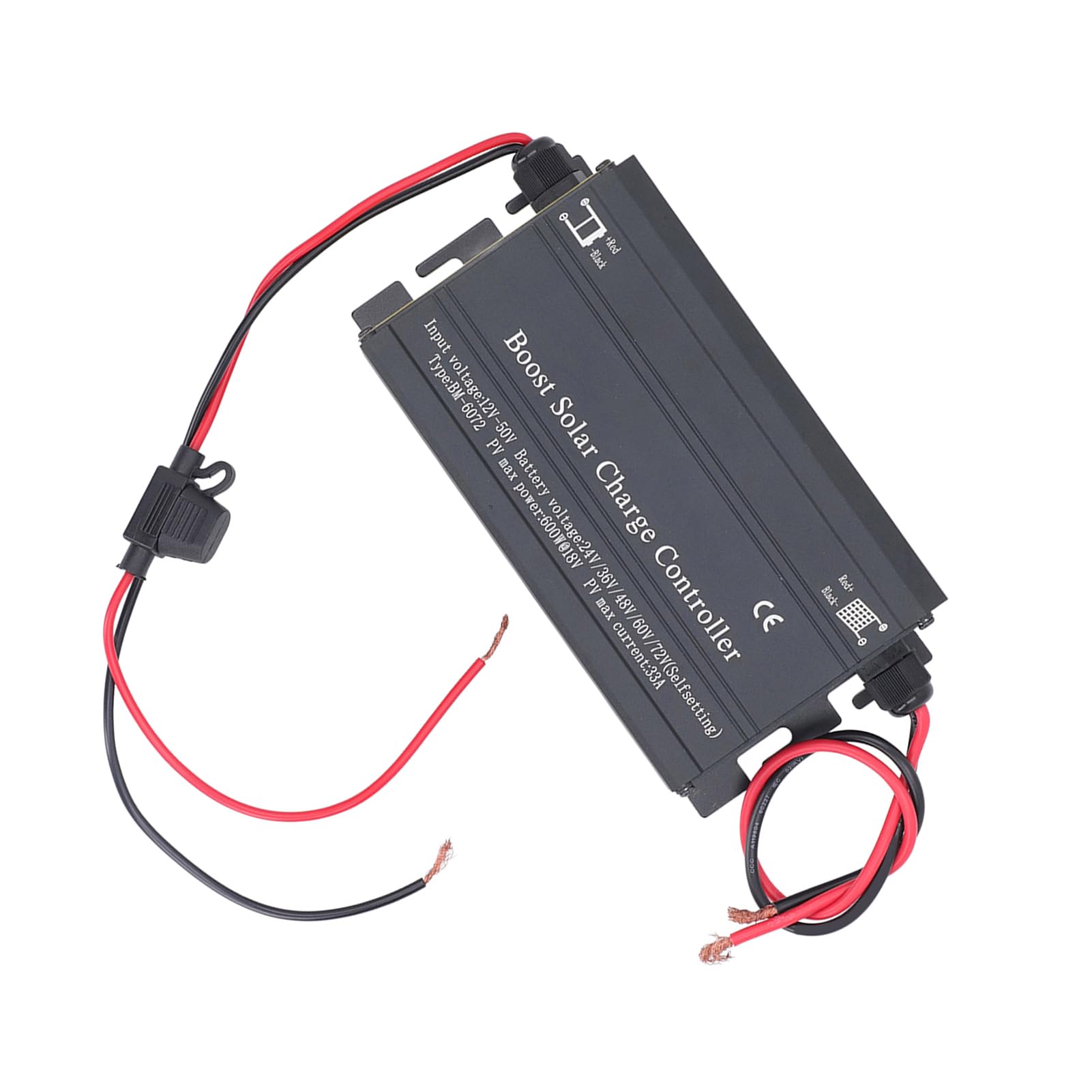 Fafeicy Kontroler ładowania Słonecznego MPPT Boost, Regulator Paneli
