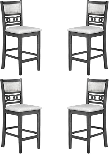 Miniatura 14 de New Classic Furniture Sillas de comedor Gia, juego de 2, color marrón Marrón,Ebany,Gris,Cereza