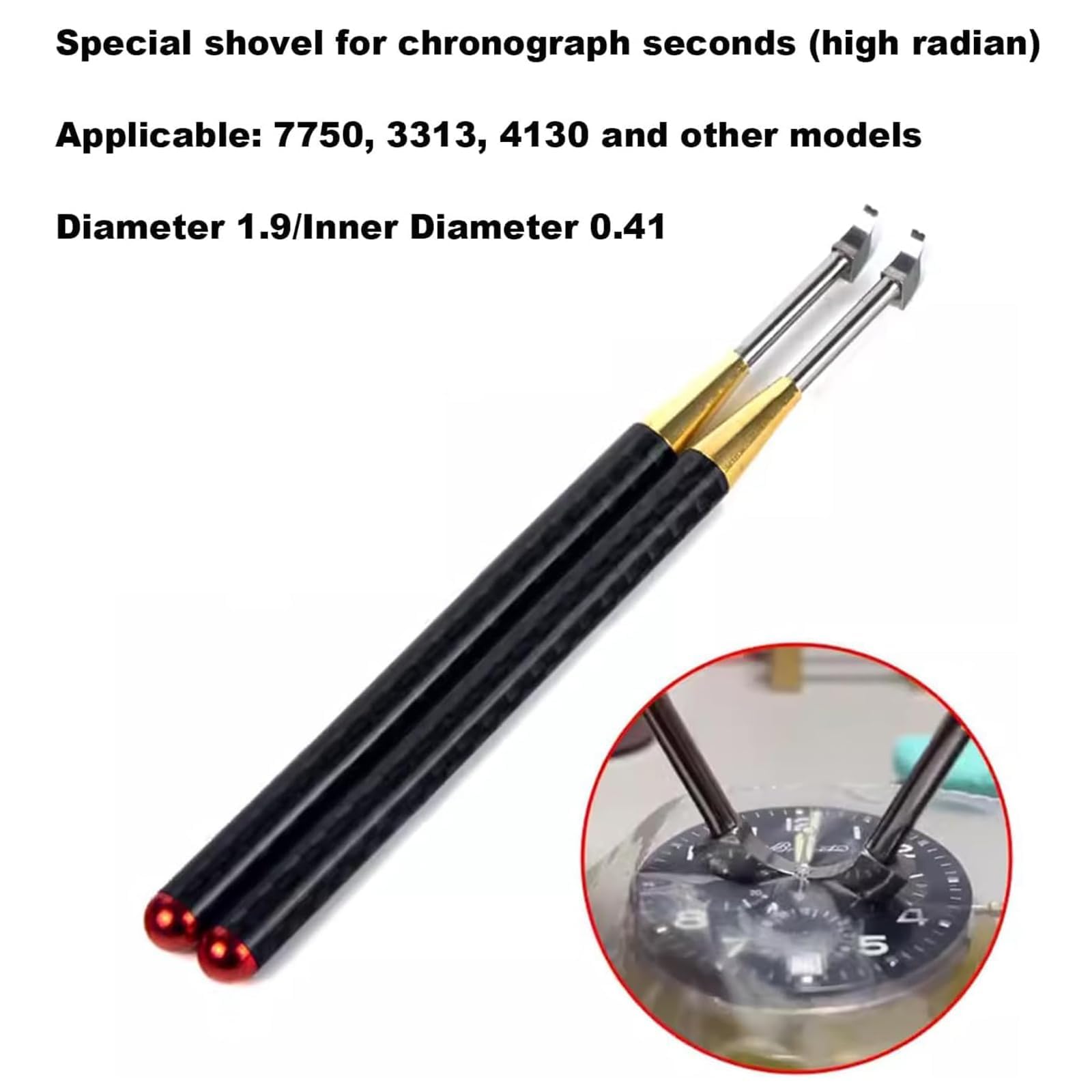 Kit De Herramientas para Reparación De Relojes, Extracción De Pasadores del Movimiento, Desmontaje para Relojeros, Incluye 10 Cinceles De Apertura, 116 Mm De Longitud, para Reparación De