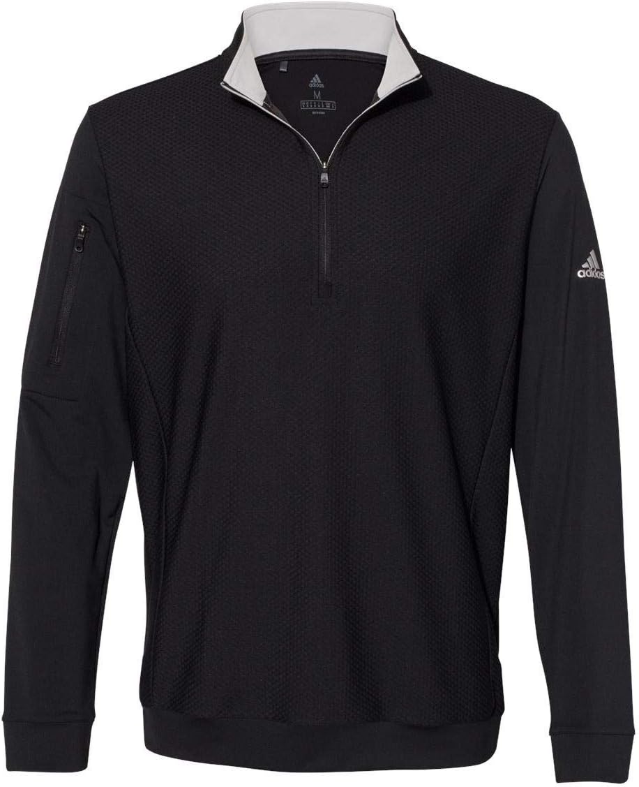 adidas - Performance Textured Quarter-Zip Pullover - A295 - Image 2