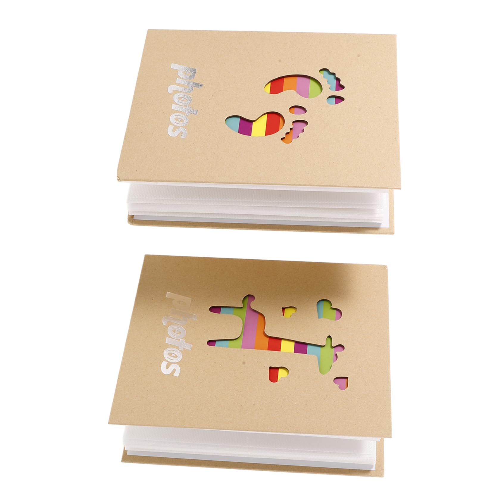 ABOOFAN 6 Stk -Fotoalbum -Sammelalbum Rekordbuch Fotoalbum für Kleinkinder kinder taufgeschenk Erinnerungs für ein kleines Mädchen Papier