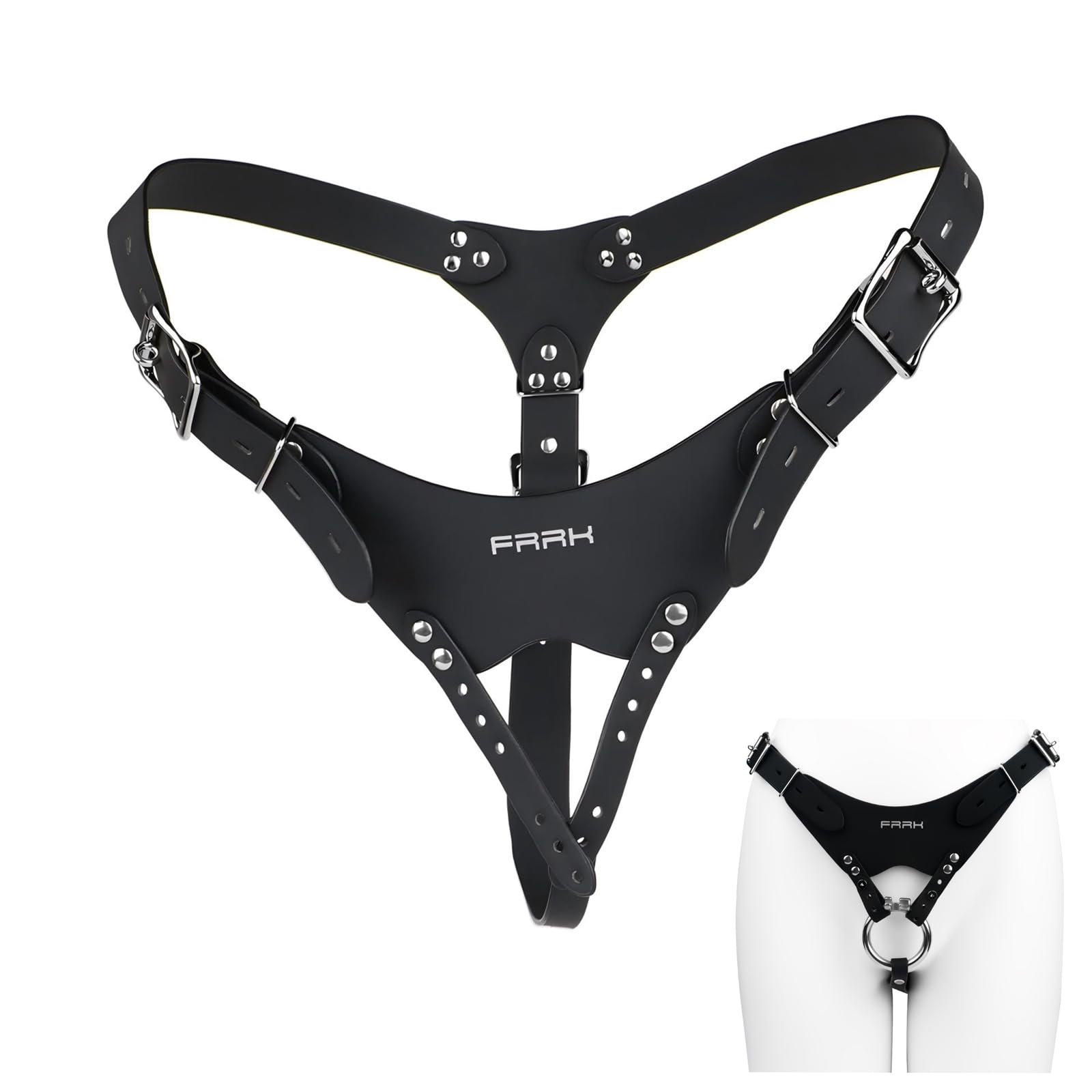 Cage de Chasteté Pénis en Acier Inoxydable Chastity Cage Man avec Serrure Dissimulée et Cathéter en Silicone Sex Toýs Homme Cage Chastetée et Ceinture de Chasteté pour Bondage le Pénis (Black)