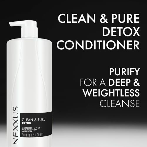 Nexxus Clean & Pure Detox Conditioner Professional-Level Hair Care, 33.8 oz - image 5