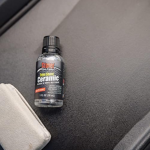 Miniatura 5 de Stoner Car Care 95451 Trim Shine - Kit de restaurador de plástico y vinilo de cerámica de grado profesional para restauración automotriz crea un
