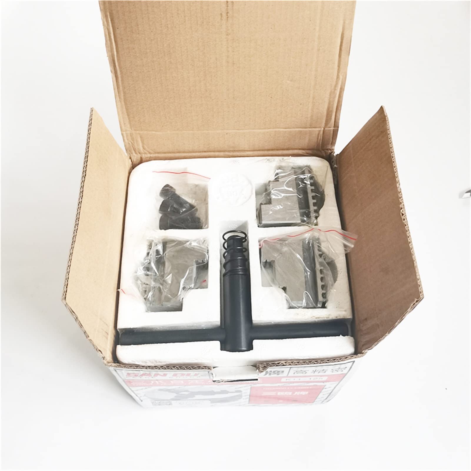 Uchwyt tokarski, Tokarka Chuck K11-125 Trzy szczęki Słoneczny uchwyt 125mm Scroll 5 'JAW z Harden Steel dla Mini