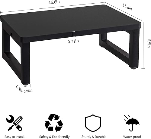 Miniatura 14 de Snughome Taburetes de madera para adultos y niños, taburete de madera maciza portátil para adultos con capacidad para hasta 350 libras, taburete de