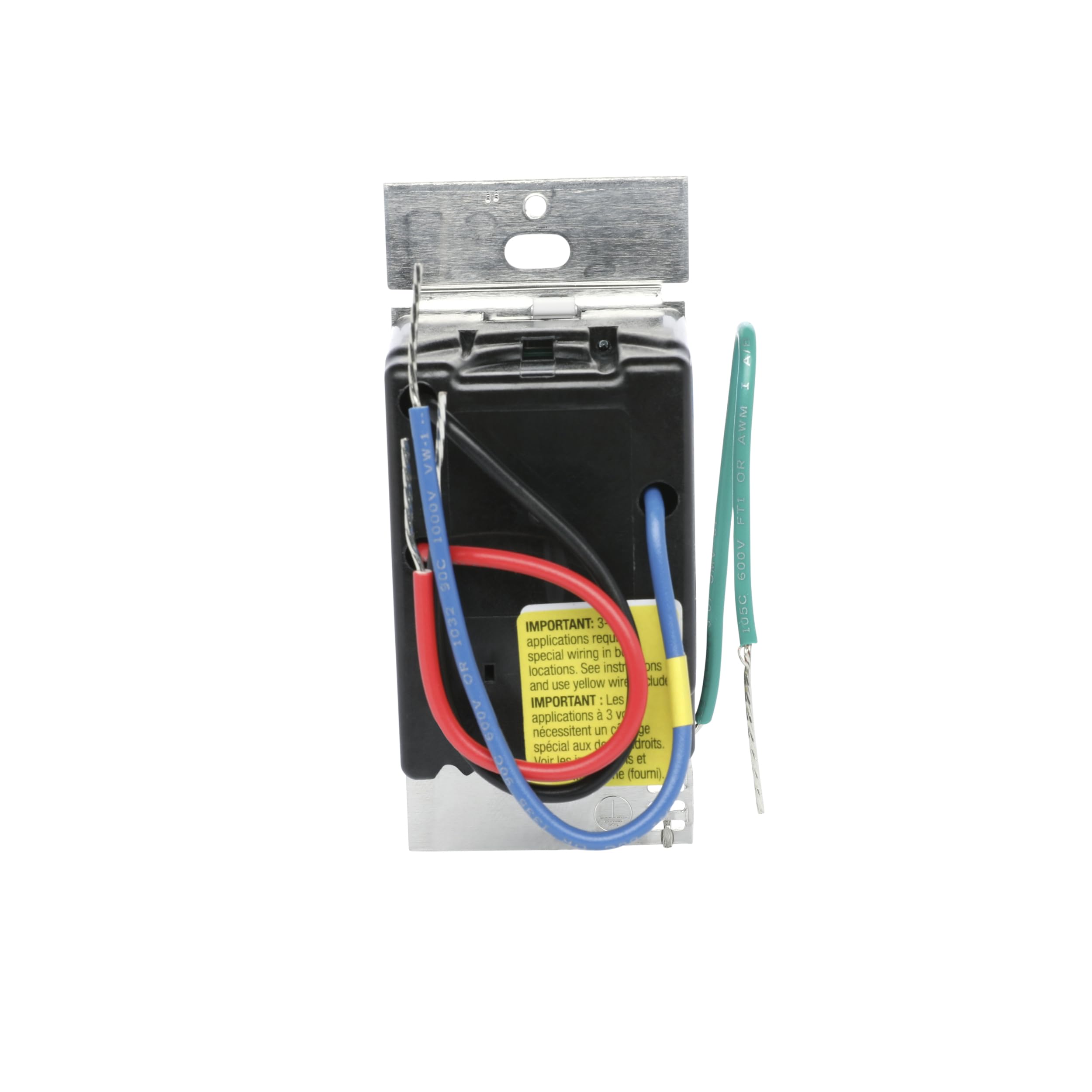 Lutron Sunnata STCL-153M-LA - Interruptor de atenuación táctil con tecnología LED + para bombillas LED y halógenas, 3 vías/multiubicación, almendra clara