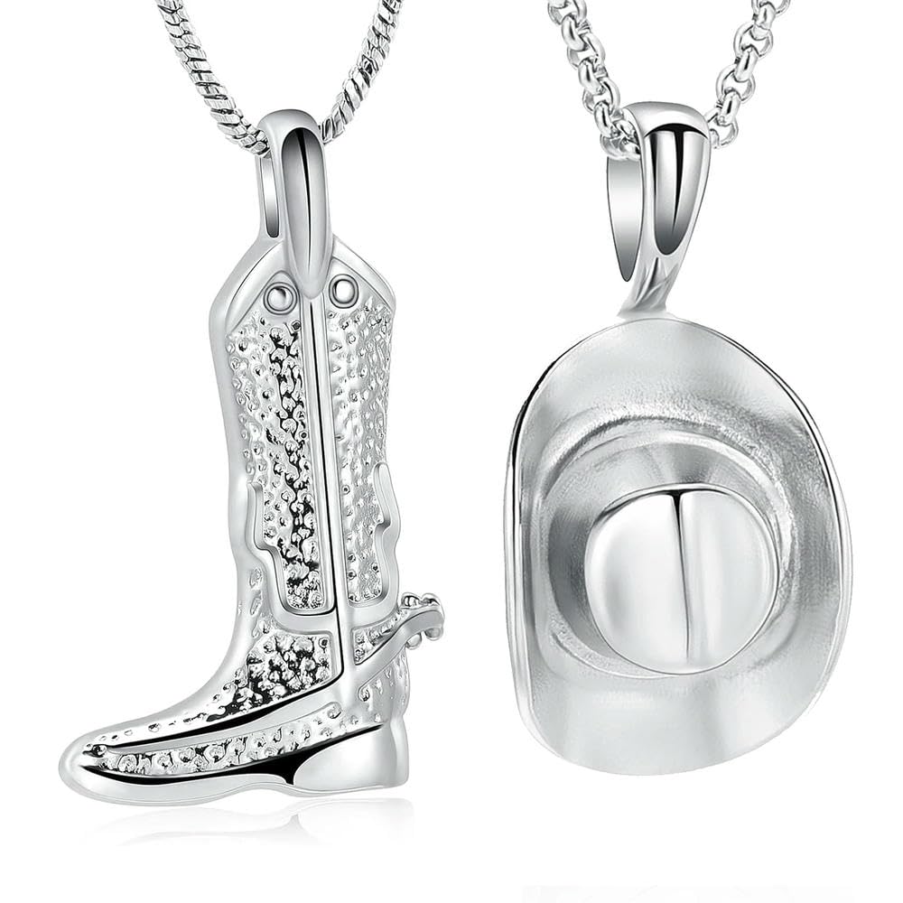 Collier urne pour cendres d'exception : médaillons commémoratifs gravés de haute qualité