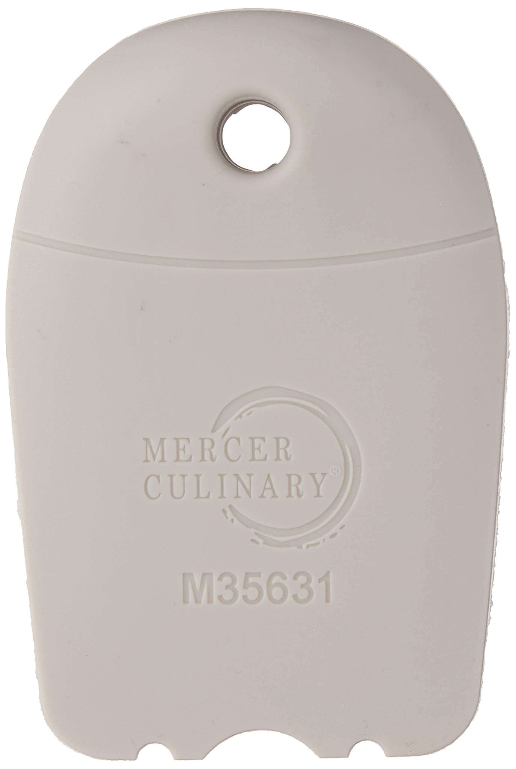 Mercer Culinary M35631 Round Notch Silicone Plating Wedge, 5-15 mm, Brown - Image 2