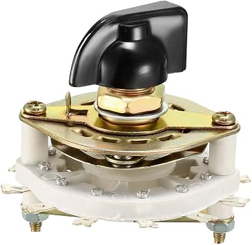uxcell 2P5T 2 Pole 5 Position 1 Deck Band Channel Rotary Switch Selector
