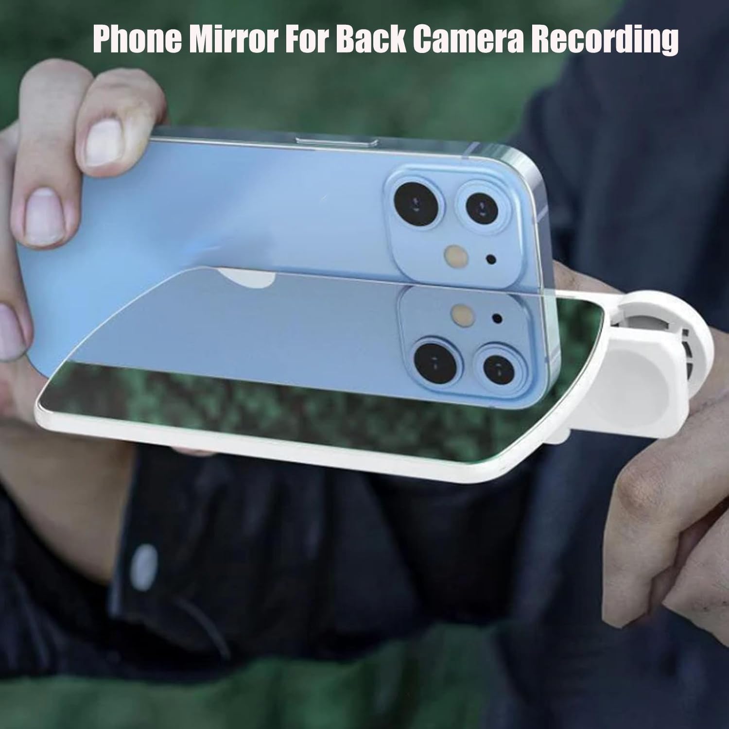 Spiegeleffekt-Objektiv – Erfassen Sie Sofort Atemberaubende Reflexionen, Spiegelreflexions-Clip-Kit Für Smartphone-Kameras, Verstellbare Klappspiegel Aus HD-Glas Für Smartphone-Fotografie