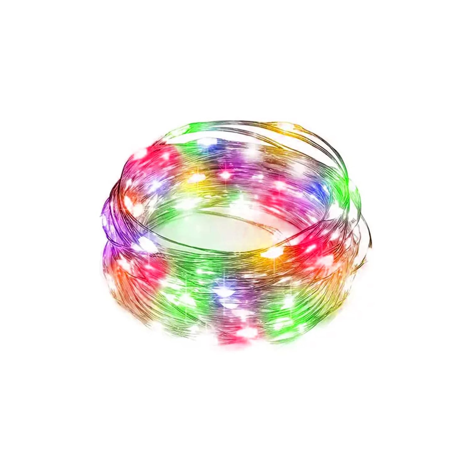 Zarivy RGB LED String Lights 4m Copper Wire Battery Operated String Lights for Party Indoor Outdoor Decoration