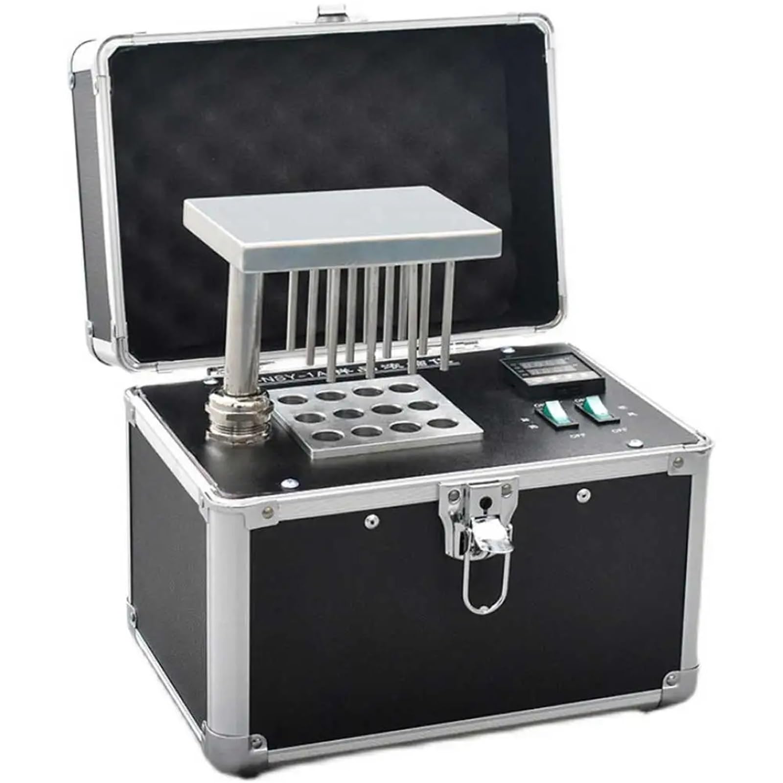 Instrumento de soplado nitrógeno seco, instrumento concentración muestra, secado aire automático temperatura constante laboratorio 12 orificios Instrumento de medición
