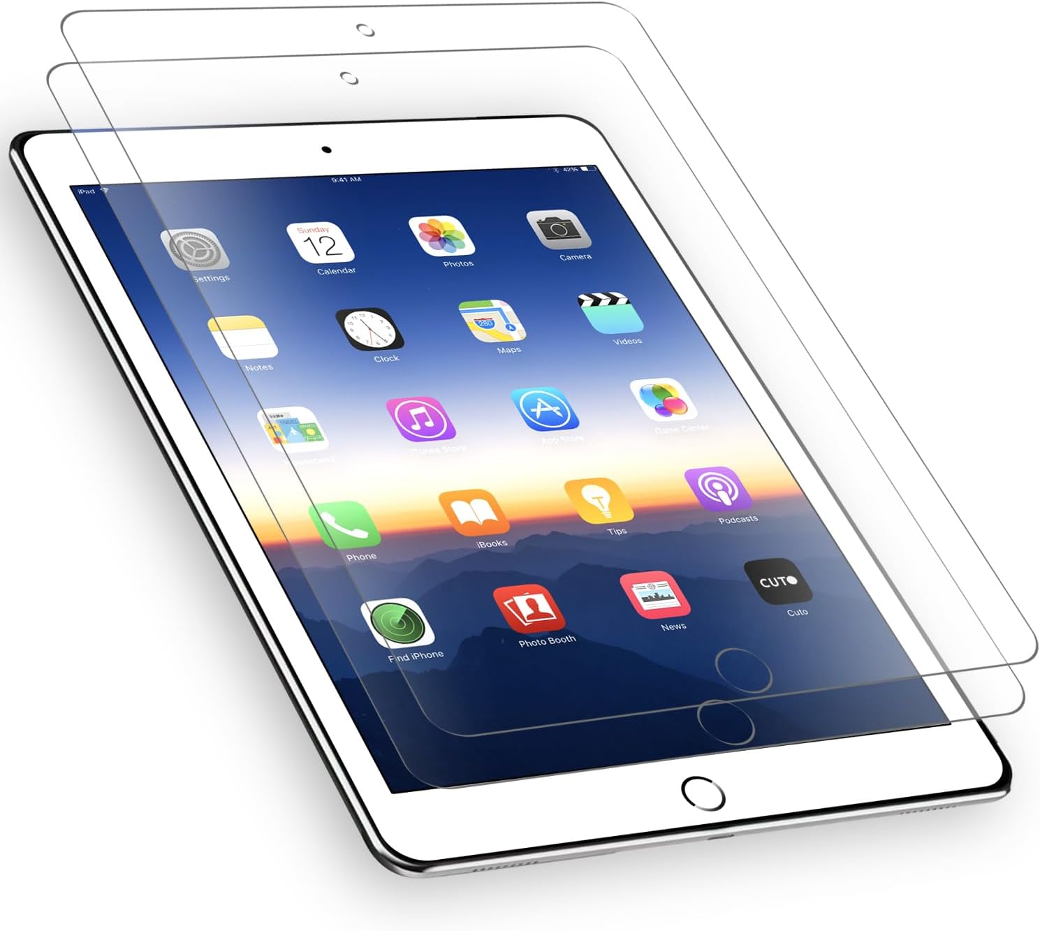 Amazon.com: HONAMWINPRO iPad Air 2 Screen Protector iPad Air 1 Tempered ...