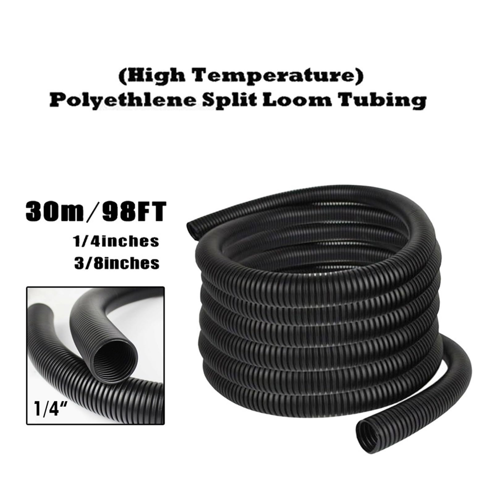 Cables, cables de manguera, Manguera roscada con aislamiento de PP, tubo corrugado de plástico(6.5mm)
