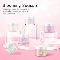 Vista 5 de Modelones - Polvos acrílicos, juego de 6 colores de polvo acrílico transparente en tonos desnudos, blanco lechoso, rosa desnudo para arte de uñas