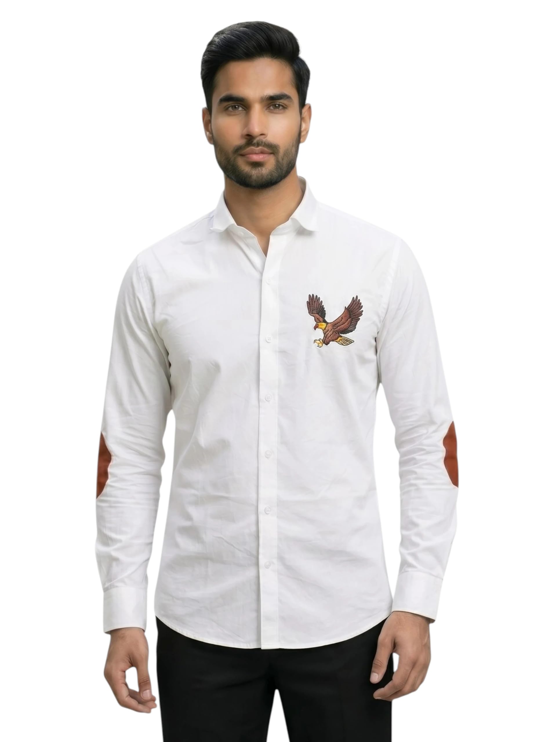 Men's Shirt White Eagle Logo-picture-30