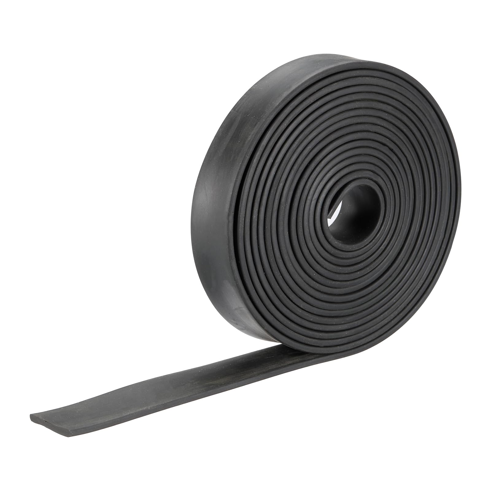 METALLIXITY Solid Rubber Strips (157.48" L x 0.98" W x 0.12" T) 1Pcs, Rubber Neoprene Sheet Rolls