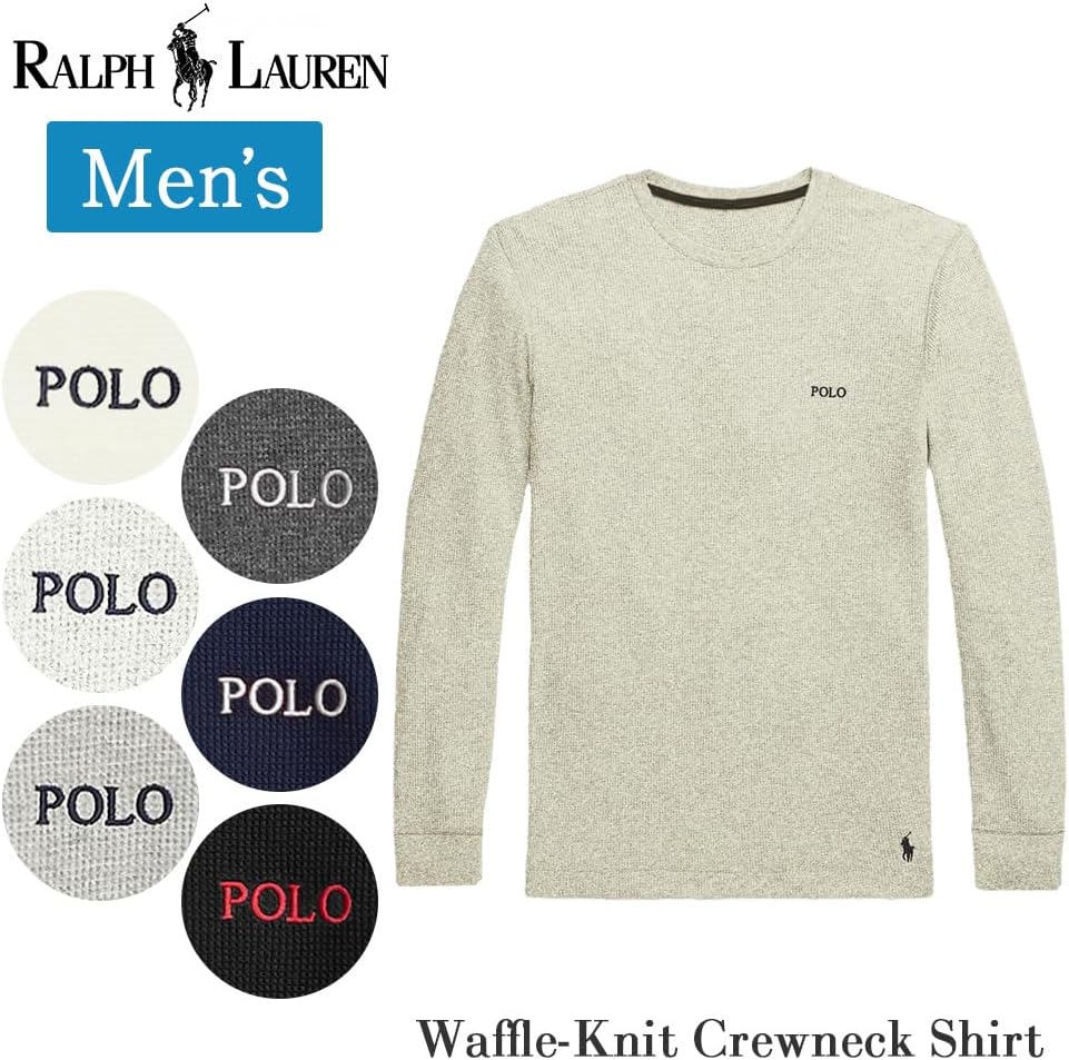 Amazon | [ポロラルフローレン] カットソー 長袖 メンズ LS Crew w