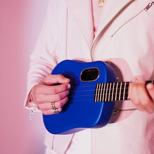 Miniatura 6 de LAVA U Ukelele de fibra de carbono con efectos tenor con accesorio para colgar y cable de carga