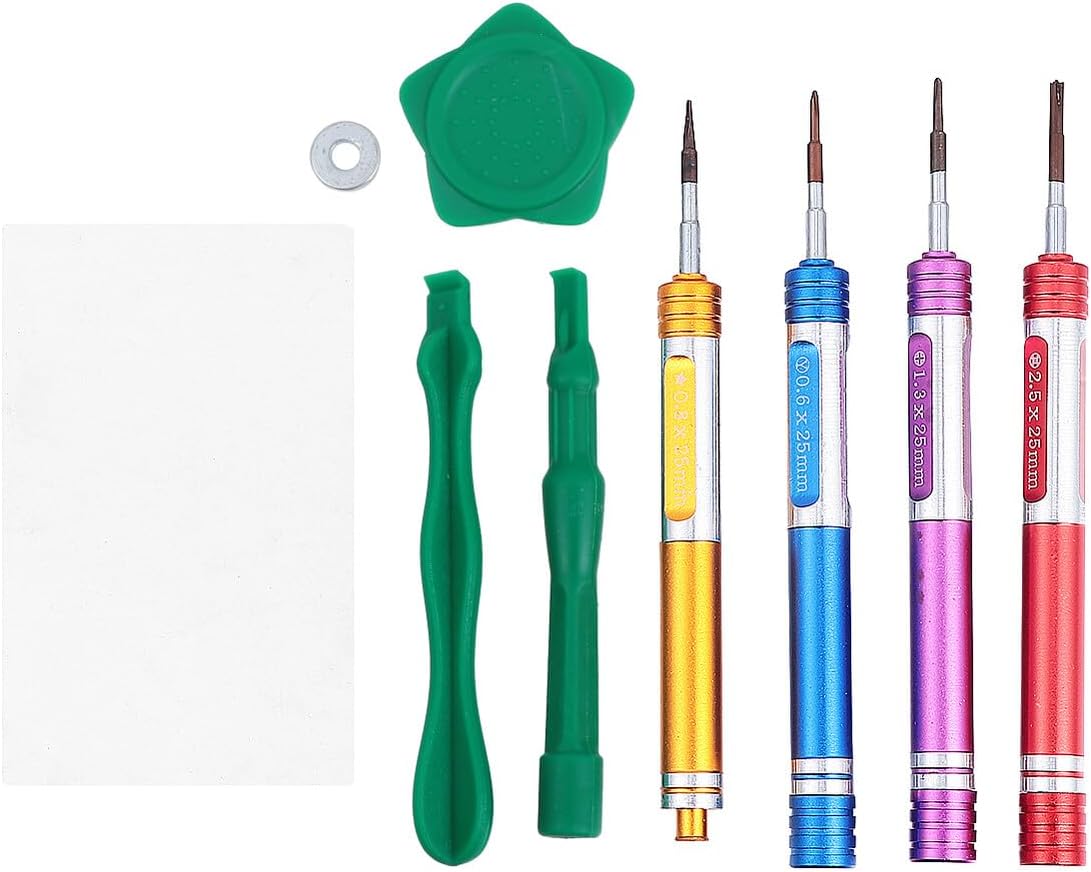 8Pcs Portable Magnetic Screwdriver Kit for Mobile Device Repair Alloy Steel Precision Tools Set with Handles Compact Boxed Design for Mobile Device Disassembly