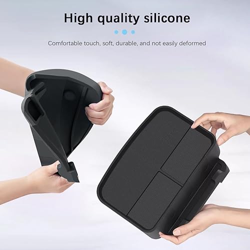 Miniatura 3 de OLizee Bandeja organizadora de consola central de silicona movible para Tesla Modelo 3Y para tablero de instrumentos de automóvil, bandeja de
