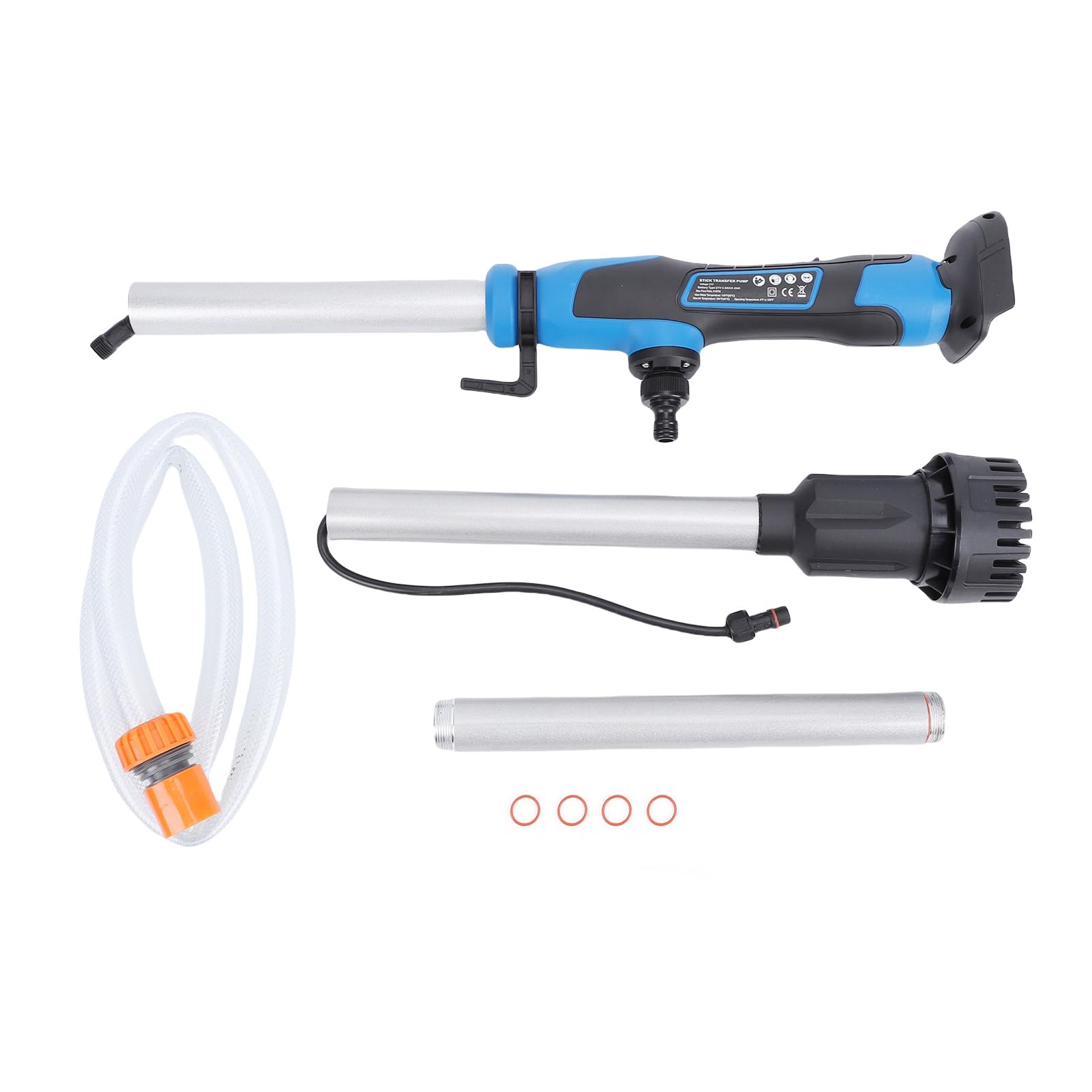 Jeffergarden Bomba de Agua 36LPM, Bomba de Transferencia de Agua Inalámbrica, Batería Adecuada para Sótanos, Espacios Cerrados, Barcos