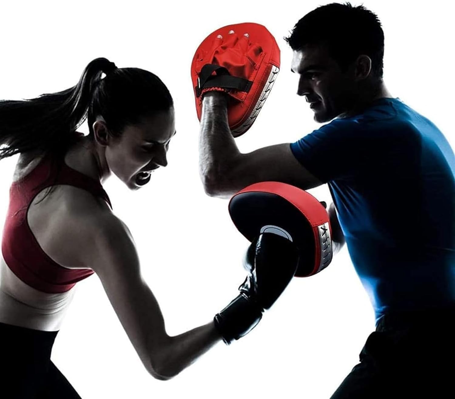 Boxing Pads Hand Target Boxing Pads Gloves Training Focus Pads Kickboxing Muay Thai MMA Martial Art UFC Punch Mitts for Kids,Men & Women