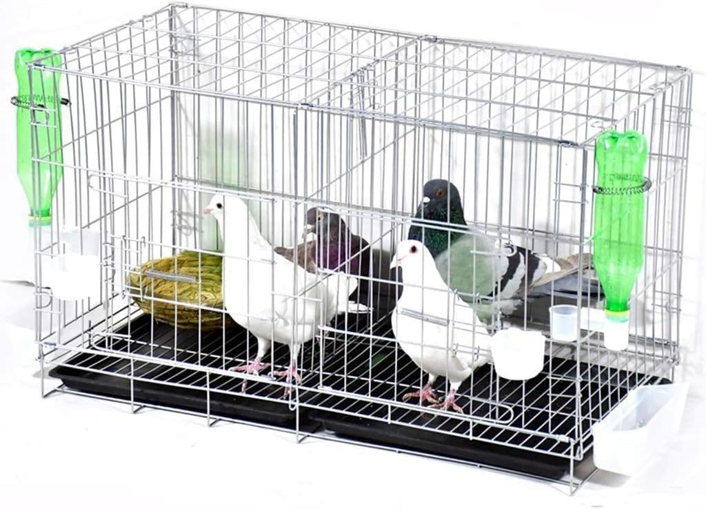 Sjdopulse Professional Birdcage Pet Supplies Bird Carrier Gardening Decor Parrot Cages For Large Birds, Large Breeding Pigeon Cage, Iron Cage With Partitions, Parrot Love Bird Squi