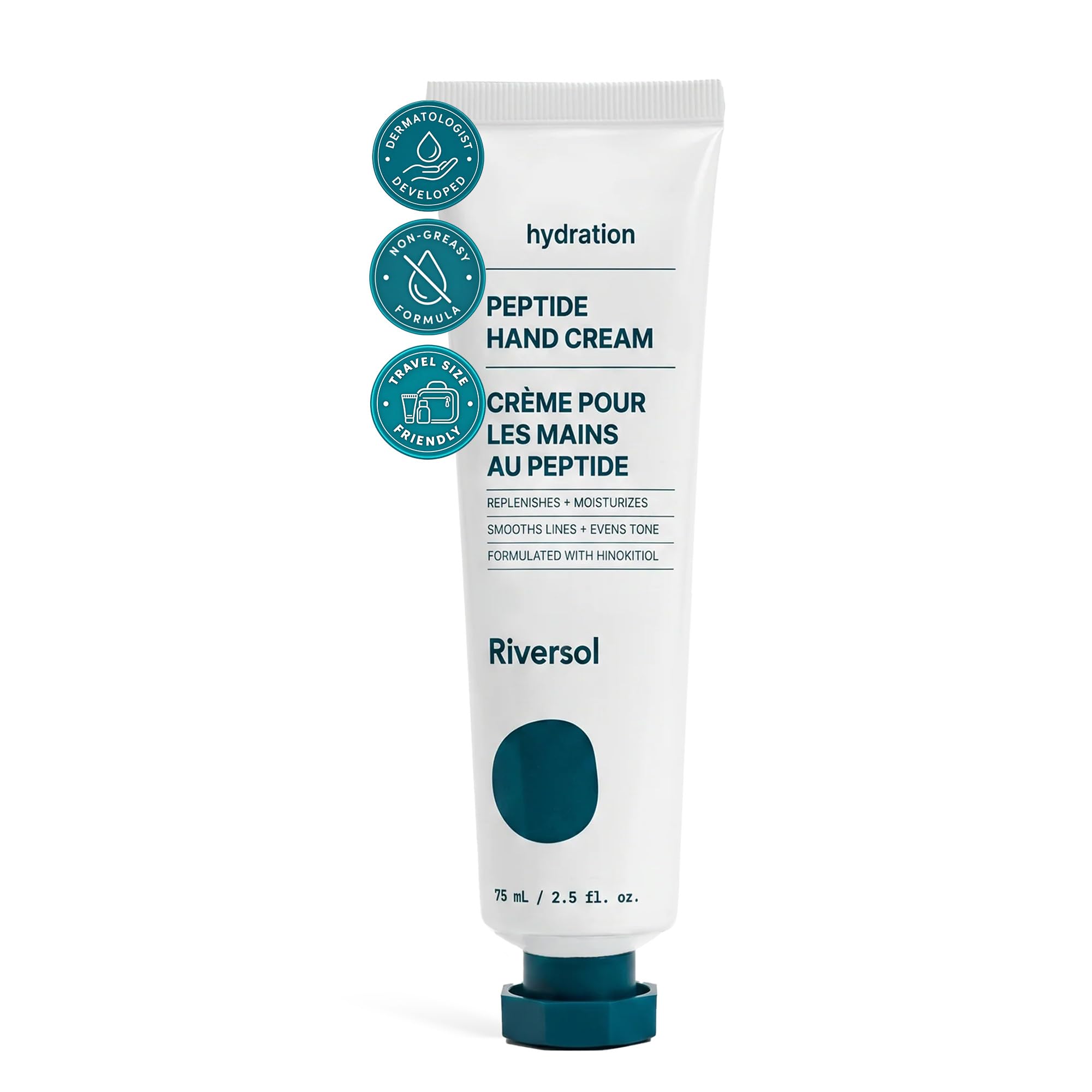 Riversol Peptide Hand Cream for Dry, Aging Hands | Sensitive Skin