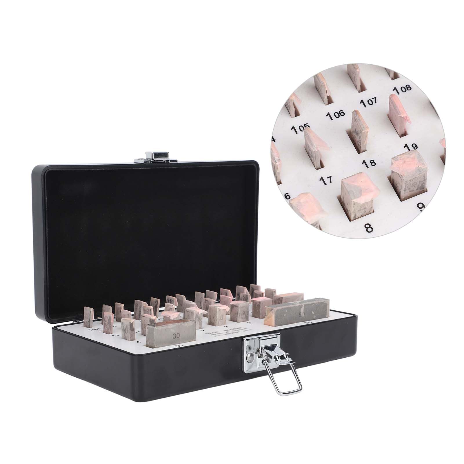 32 Pcs Steel Gauge Block Set, High Accuracy Gauge Measuring Block Kit with Storage Case, Precision Calibration Blocks for Machinists and Metrology Labs
