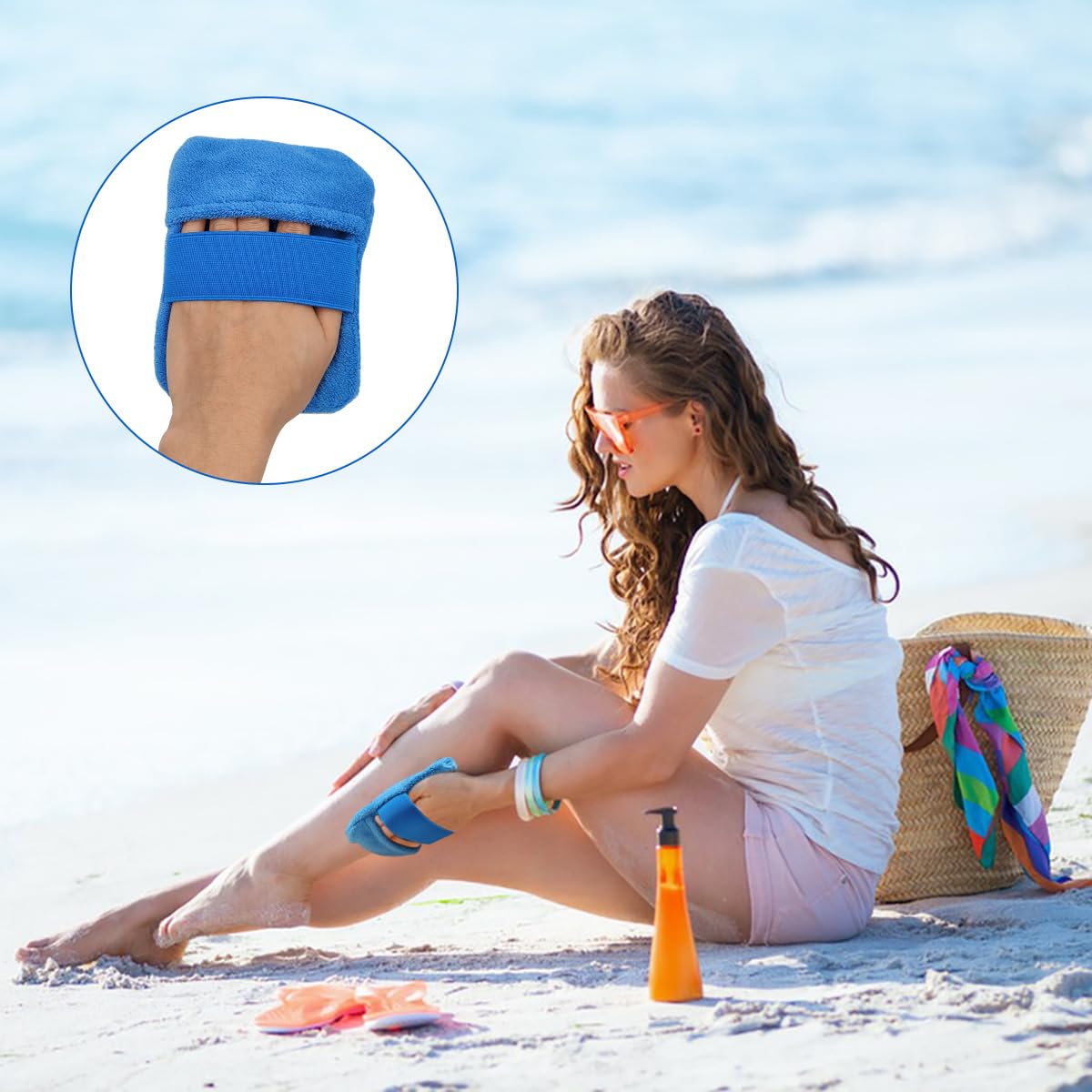 2 Stück Sandentfernungsbeutel – Schnelltrocknend, Für Strand, Volleyball & Sandkasten, Größen 20x15 & 15,5x12,5 Cm