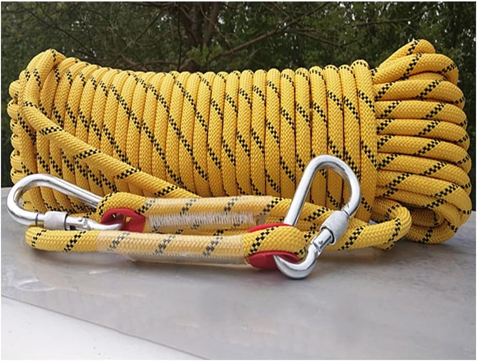 Boat rope Nylon Rope Twisted String Multi-functional boat rope Hanging Cord Durable Braid Nylon Cord for DIY, Gardening Design, Wedding Christmas Decorations (Color : 14mm, Size : 100m)