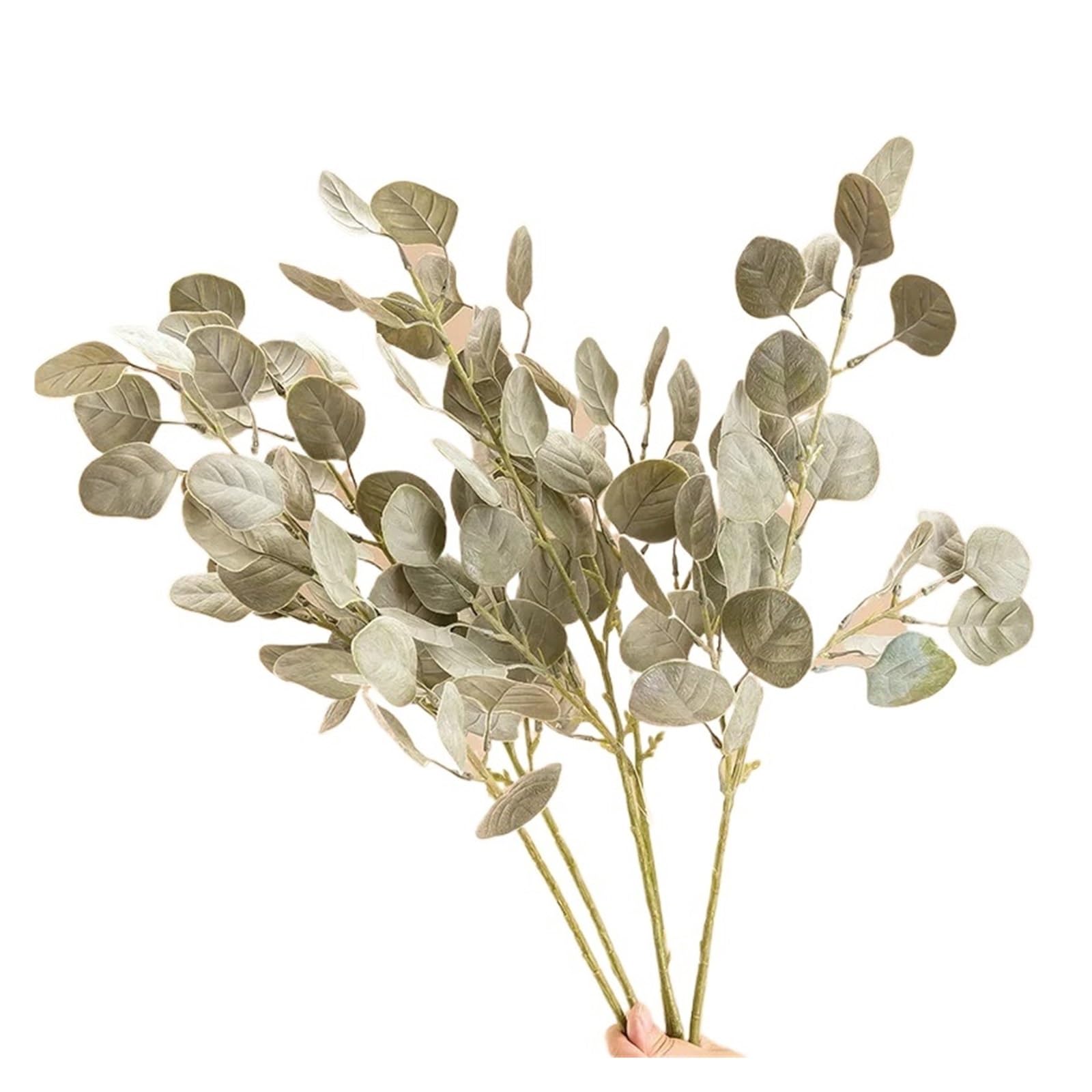 Casetlong 5Pcs Simulation Flower Home Decor Artificial Wedding Floral Arrangement Party Table Layout(Dark green)