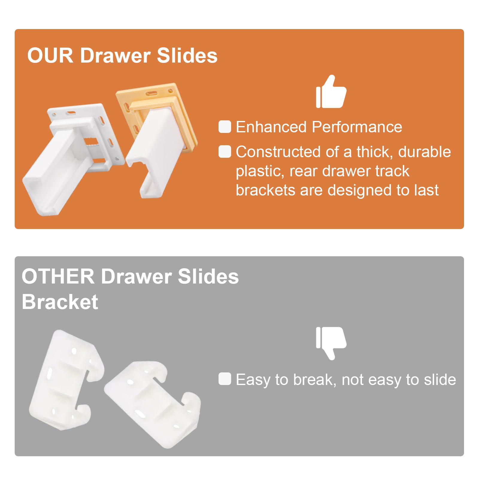 Drawer Slide Sockets - Replace Cabinet Slides -5 Drawer Slide Sockets - Replace Cabinet Slides -5