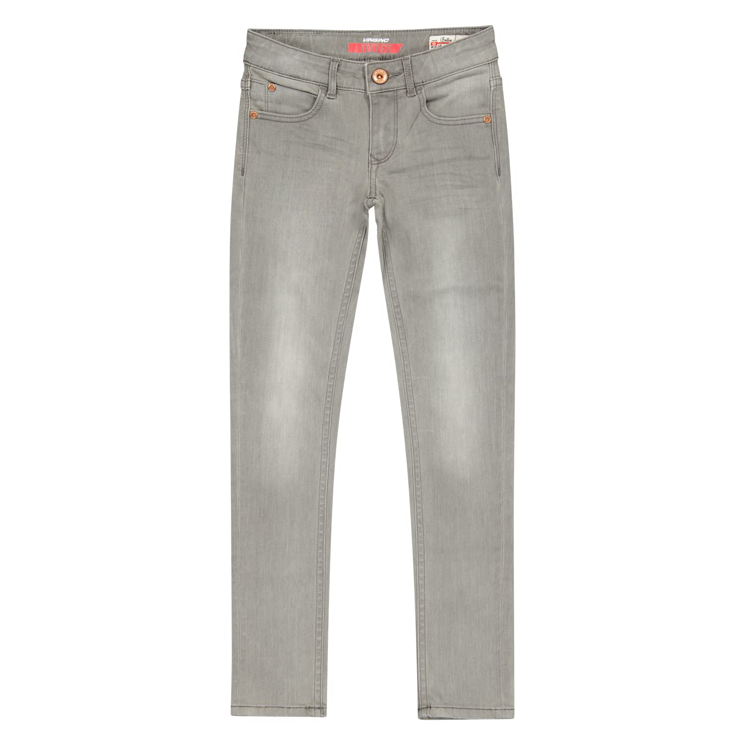 Vingino Bettine, Jeans Ragazze, Light Grey,