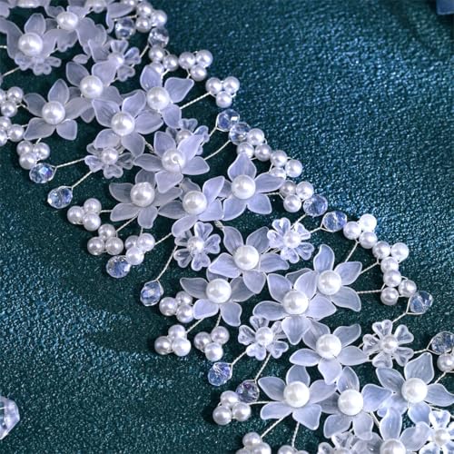 Metal Bridal Belt, Silver Flower Party Waist Chain, Handmade Accessory For Women4