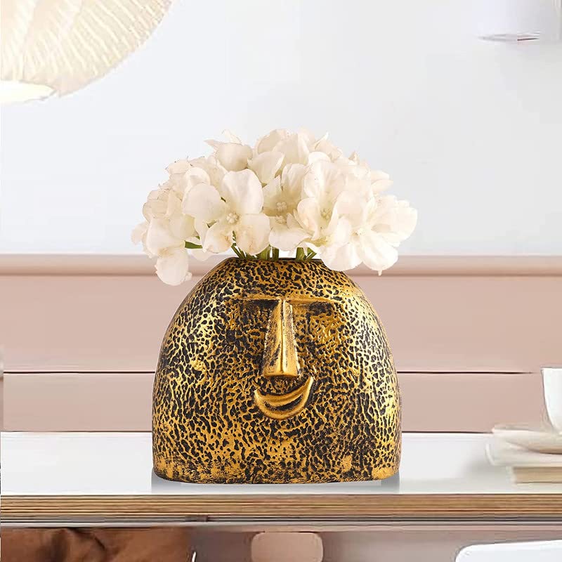 Vase de conception de cercle de visage Deco Alankaram Frienemy-1046