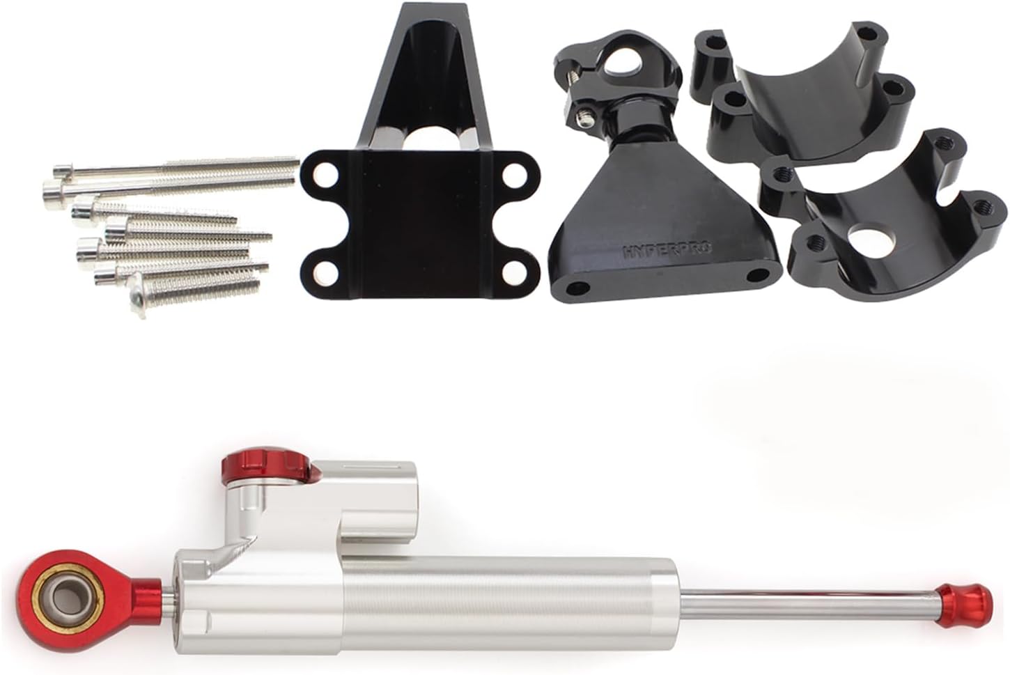 Fit For CBR600F F4 F4i(41mm) 1999 2000 2001 2002 2003 CNC Motorcycle Steering Damper Stabilizer Buffer Control Bar with Mounting Bracket Support Kit Full Set