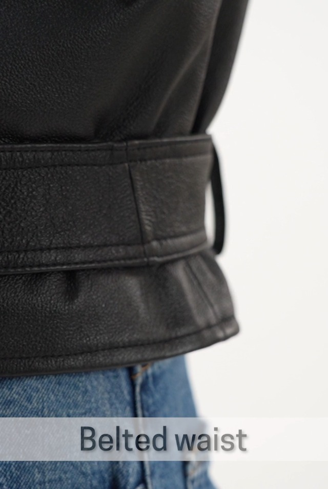 BGSD Men Cowhide Leather Urban Rider Jacket (Also available in Big