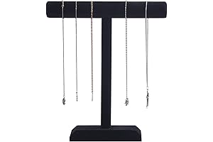 Unique T-Bar Jewelry Display Stand, Showcase Necklaces and Pendants